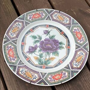 GEORGES Briard “AMETHYST KUTANI” large display serving plate